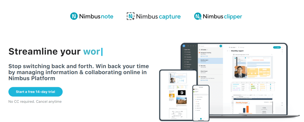 📸 Nimbus 螢幕截圖和Video Recorder，讓你捕捉完整內容